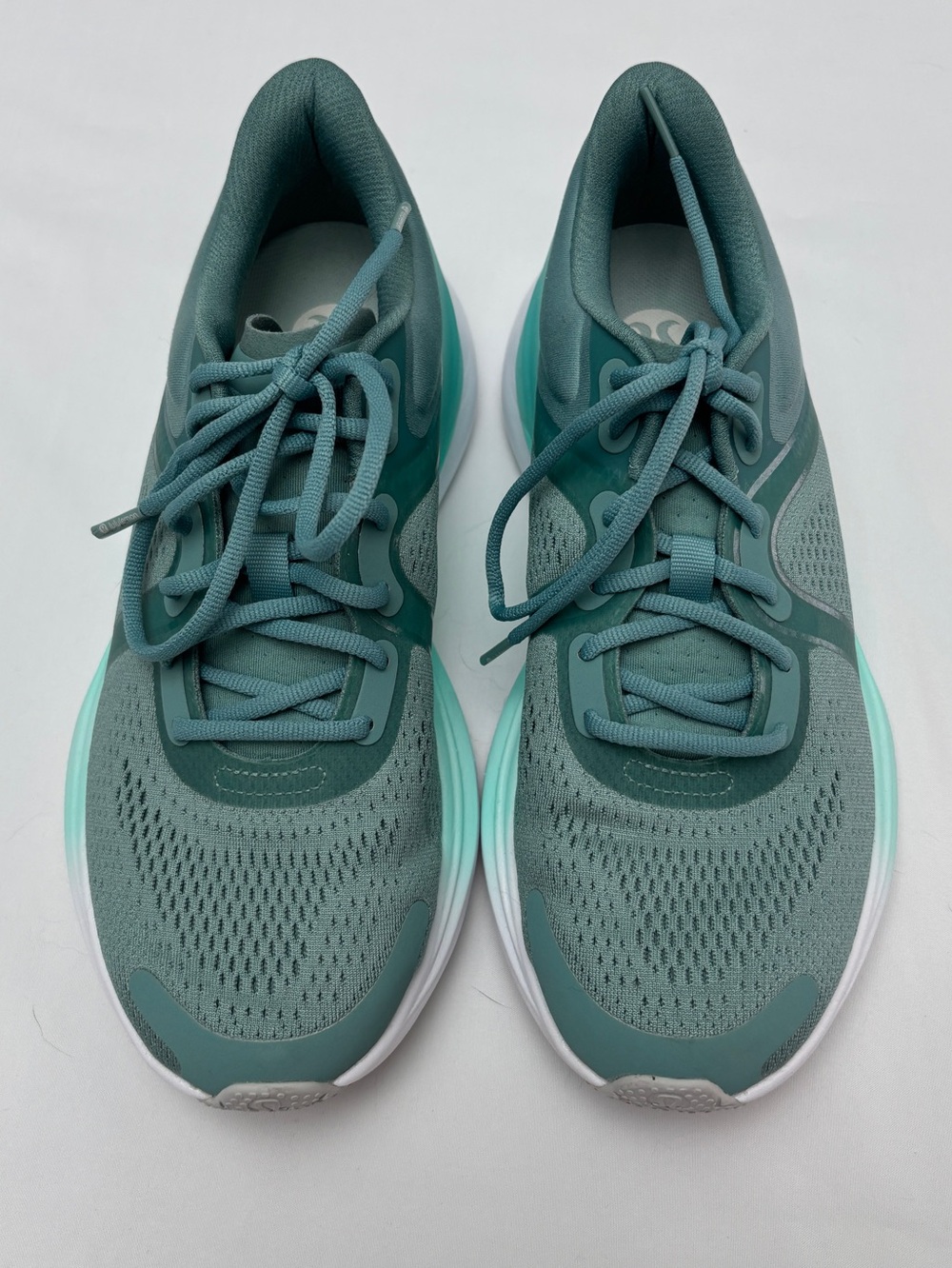 Lululemon Blissfeel Run Teal Mesh Lace-Up Running Sneakers